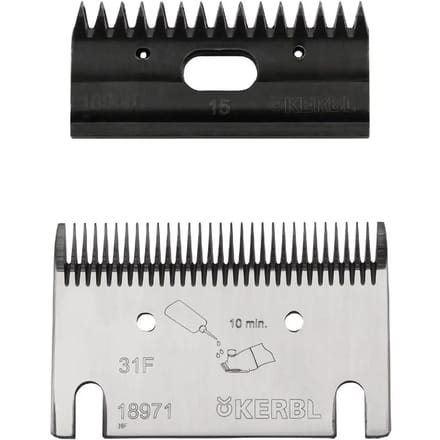 Paard tondeuse mes Kerbl 15/31F