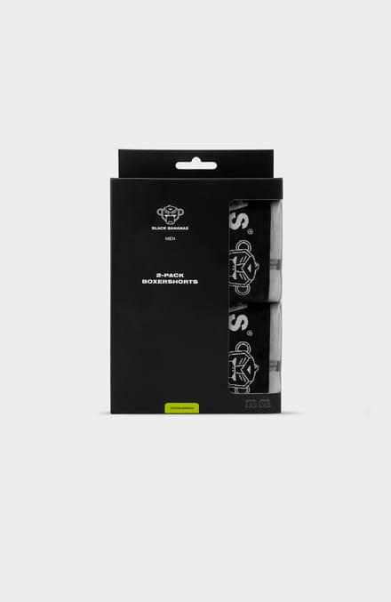 Black Bananas 2-Pack Convoy Boxershort in Zwart