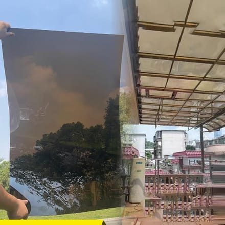 Transparant Polycarbonaat Plaat 1mm Dikte - Stevig Dakpaneel voor Kas, Schuur of Patio