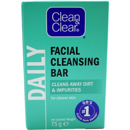Clean & Clear Dagelijkse Gezichtsreinigingsbar - 75 g