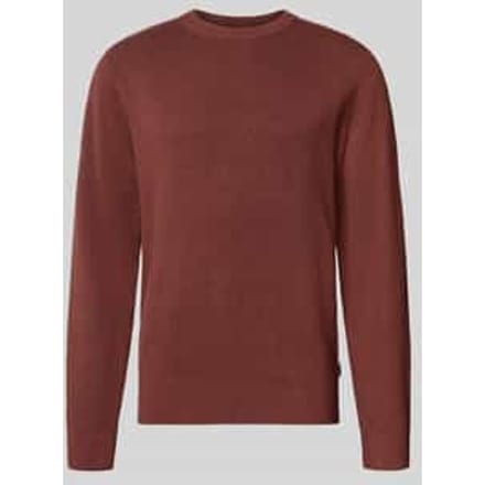 Gebreide pullover met ribboorden, model 'BLAMILANO'
