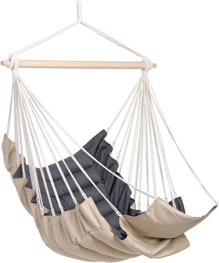 Comfortabele Hangstoel voor Ontspanning met Voetensteun