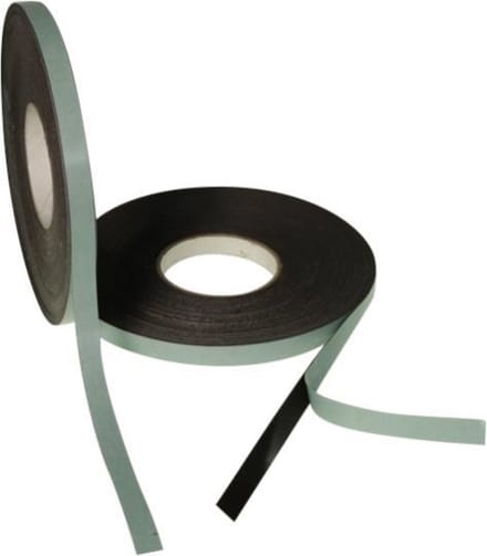 Inwell Zelfklevend Magneetband 12,5mm op rol van 5 meter