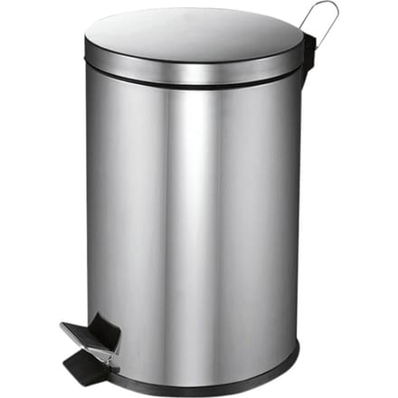 V-Part - Pedaalemmer 20 liter - Stainless steel - RVS - Prullenbak