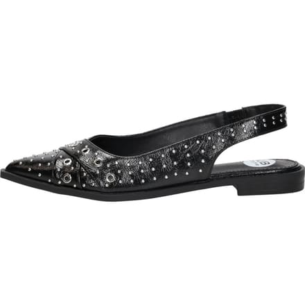 SUB55 Slingback Slingbacks - Zwart lak - Maat 36