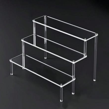 1 Set Acryl Dessert Display Stand, Cupcake Stand, Snack Stand, Buffet Dessert Tafel, Verjaardagsfeest, Bruiloft Tafelblad Display 3 Layers veelkleurig