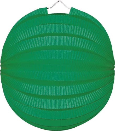Groene Lampion Bol 23cm