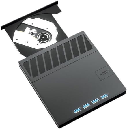 Externe Brander - Optische Drive - Films Kijken - USB 3.0 Type-C - Draagbaar Compact - Zwart