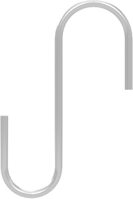 10 stuks - S-Haak / Ophanghaak - 6,5cm - Verzinkt Staal - type SH-4