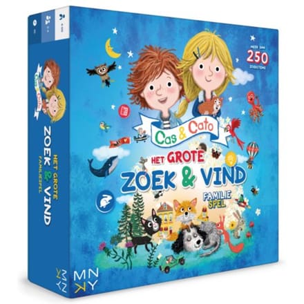 Het grote zoek & vind familiespel van Cas & Cato Bordspellen