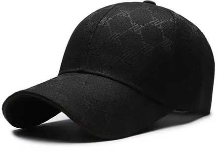Designer Pet Zwart - Verstelbare Achterkant - Clip - Deluxe - Cap - Unisex