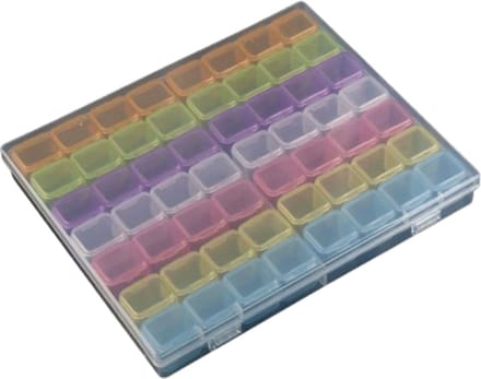 56 vakjes Diamond Painting Opbergdoos - Accessoires Sorteerdoos - Storage Box