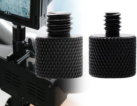 Tripod Thread Adapter 3/8 to 1/4 en 1/4 to 3/8 - 2pcs Set voor Camera Tripods - Microfoonhouders - Speakers