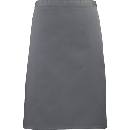 Premier Dames/Dames Mid-Length Apron (Pakket van 2) (Staal)