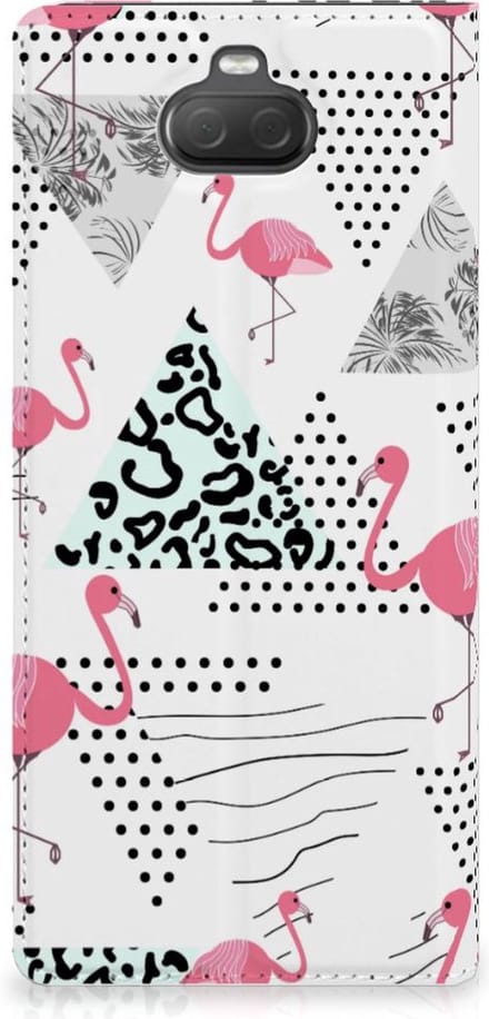 Sony Xperia 10 Plus Hoesje maken Flamingo Triangle