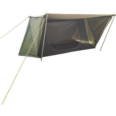 Waterdichte Backpacking Tent Set Winddichte 1/2 Persoons Tent Dubbellaags Kampeertenten groen