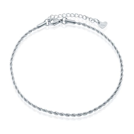 LGT JWLS Enkelband Rope Zilver - 2mm