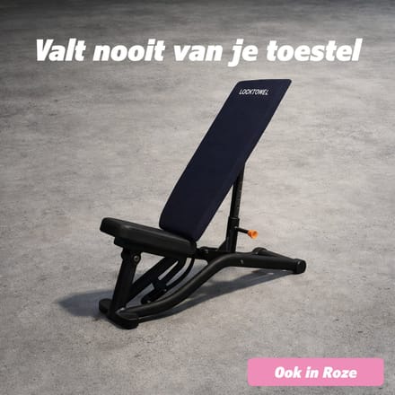 Sporthanddoek - met opbergvak - LockTowel Zwart