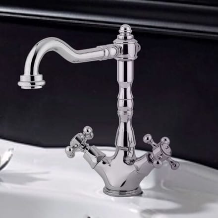 Kronenbach IOTA 2.0 two-handle basin mixer without drain 54903CRKB