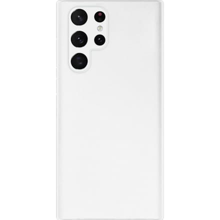 Samsung Galaxy S22 Ultra Siliconen Back Cover - Wit