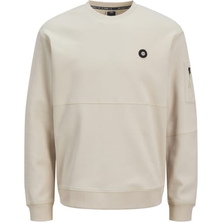 Jack & Jones Jcojoe sweat crew neck smu off-white