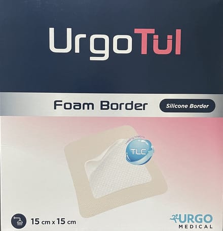 URGO - UrgoTül Silicone foam border - 15cm x 15cm
