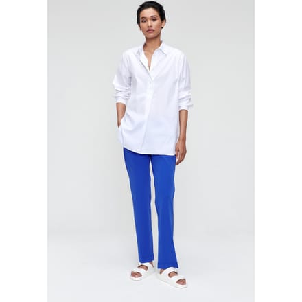 TRVL DRSS Basic Pants True Blue Maat: XS | Straight Broeken Outlet | Dames | Blauw