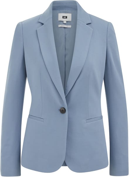 WE Fashion Dames getailleerde jersey stretch blazer