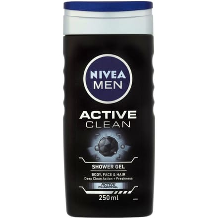 Nivea Active Clean Shower Gel - 250 ml.