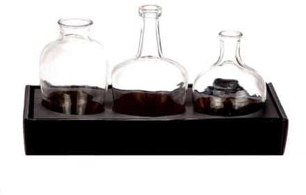 Vaas glas transparant set a 3