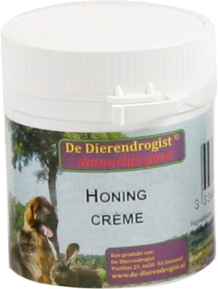Huidzalf Dierendrogist - Honingcreme 50gr - Genezing, Littekenvorming Tegen