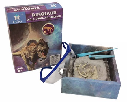 PIA Soft Toys - Dinosaurus fossiel uitgraafset
