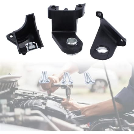 Reparatieset koplampbeugel linkerzijde voor Fiat 500 Abarth 500 51816682 black