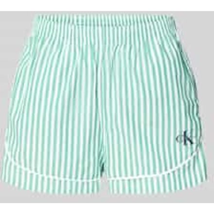 regular fit pyjamashorts van puur katoen