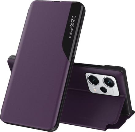Hoesje geschikt voor Xiaomi Poco X5 Pro / Redmi Note 12 Pro - Techsuit eFold Book Case - Paars