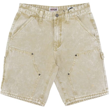 Heren korte jeans Go Aged Carpenter Short Go Aged wit