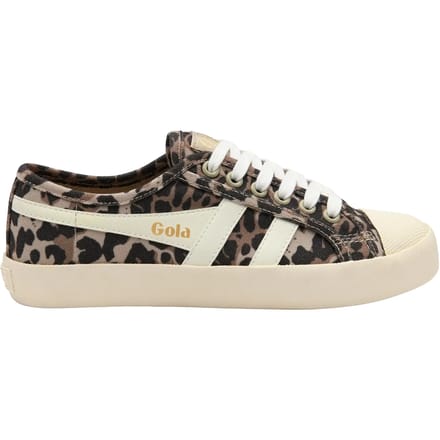 Suède damesschoenen Gola Coaster Leopard