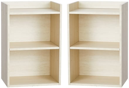 VASAGLE - Nachtkastje - Set van 2 - Open Vakken - Verstelbare Plank - Eenvoudige Montage