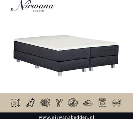 180x210 Topdekmatras - Topper HR50 - Koudschuim - 7 CM - Nirwana Bedden