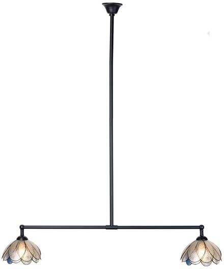 Tiffany T-lamp 2 lichts Sparkling Pioenroos - Art Deco Trade
