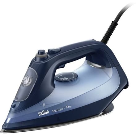 Braun TexStyle 7 Pro SI7160BL strijkijzer Stoomstrijkijzer SteamGlide Advanced 3000 W Zwart