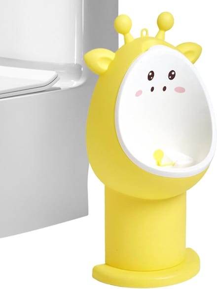 Kinder Urinoir - Potty training - Zindelijk worden - Met windmolen - 44 x 265 cm - Geel