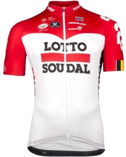 Lotto Soudal Vermarc Trui Korte Mouwen SPL Aero Maat XL