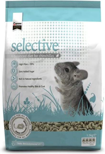 Supreme Science Selective Chinchilla - 4 x 1,5 kg - Voordeelverpakking