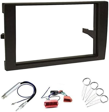 2 DIN Radio Adapter Dashboardpaneel inbouwframe voor Audi A4 B6 B7 Seat Exeo