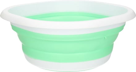 Benson Afwasteil - opvouwbaar - kunststof - 10L - 36 x 12 cm - groen - emmer- camping