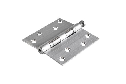 Wovar Kogelscharnier RVS 89 x 89 mm met rechte hoek | Per stuk