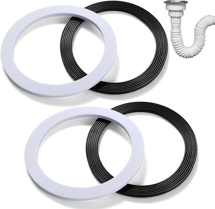 4 Stuks Wastafelplug Afdichtingsringen Vervangend Set voor Gootsteenafvoer