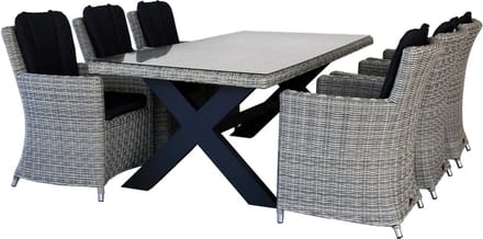 Diningset San Vito Lazio Grey Oosterik Home