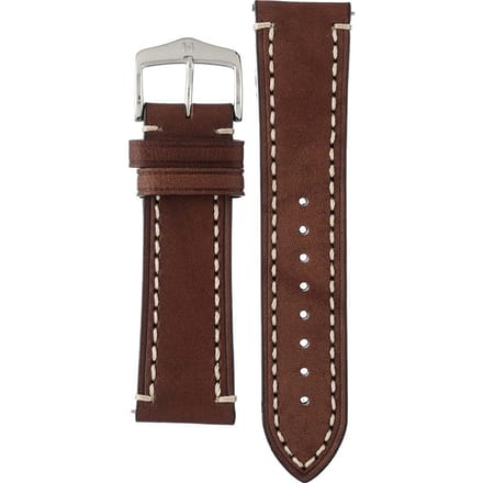 Hirsh Horlogeband -  Liberty Artisan Bruin - Leer - 24mm